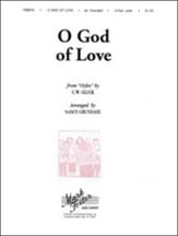 O God of Love SA choral sheet music cover